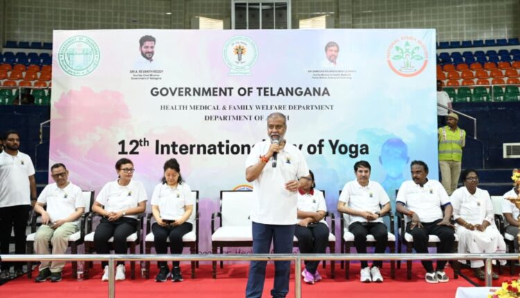 International Yoga Day promotes healthy living