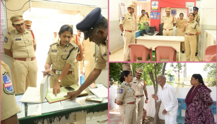 Keesara police station inspected by CP Sumathi