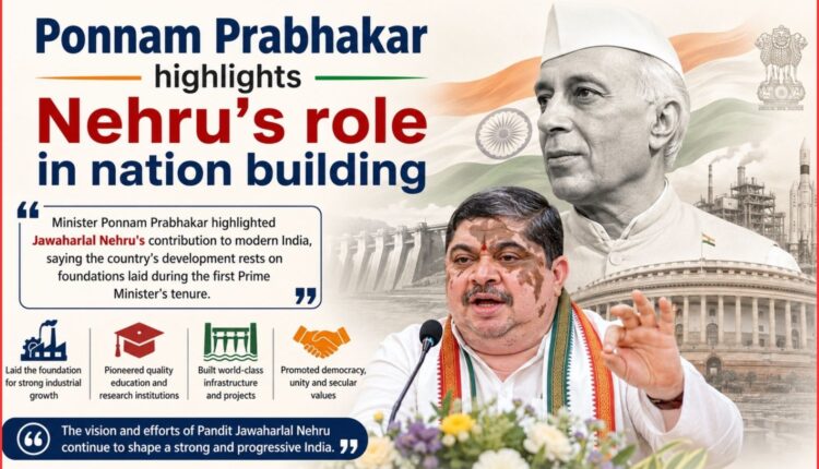 Nehru's role in nation building