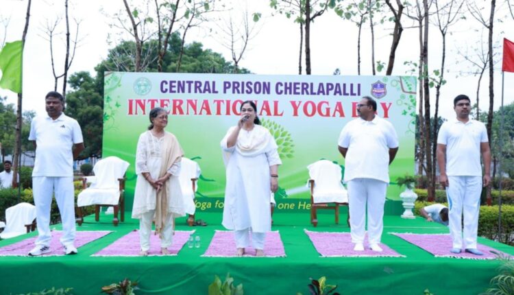 Telangana prisons yoga drive marks Yoga Day