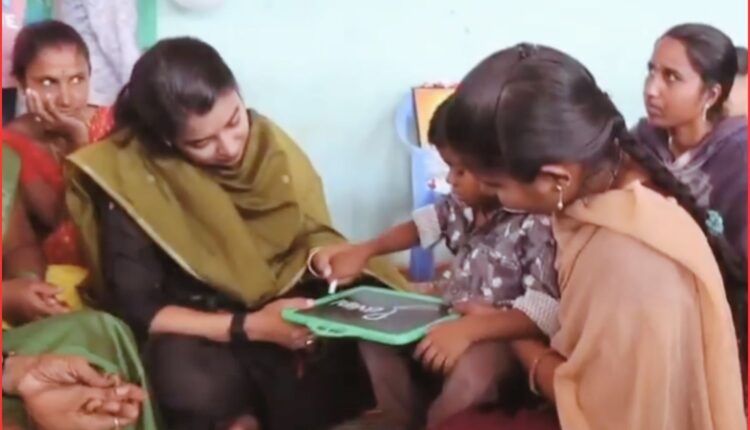 Aksharabhyasam programme led by Collector Garima