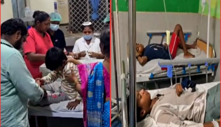 children fall ill