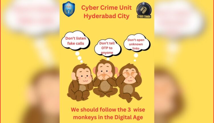Cyber safety rules shared by Hyderabad Police