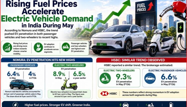 Electric vehicle demand rises amid fuel price hikes