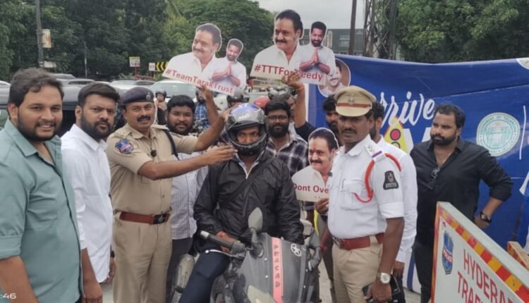 Arrive Alive campaign promotes road safety in Hyderabad