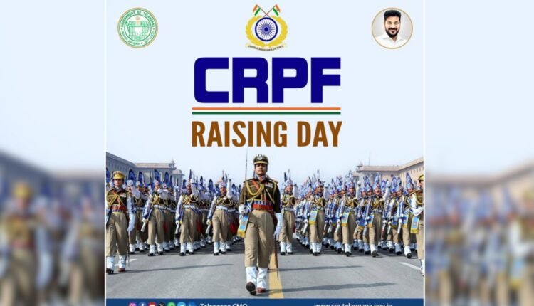 CRPF Raising Day: Revanth Reddy extends greetings