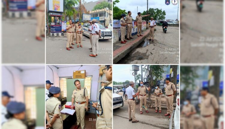 Cyberabad Traffic Police inspect traffic management