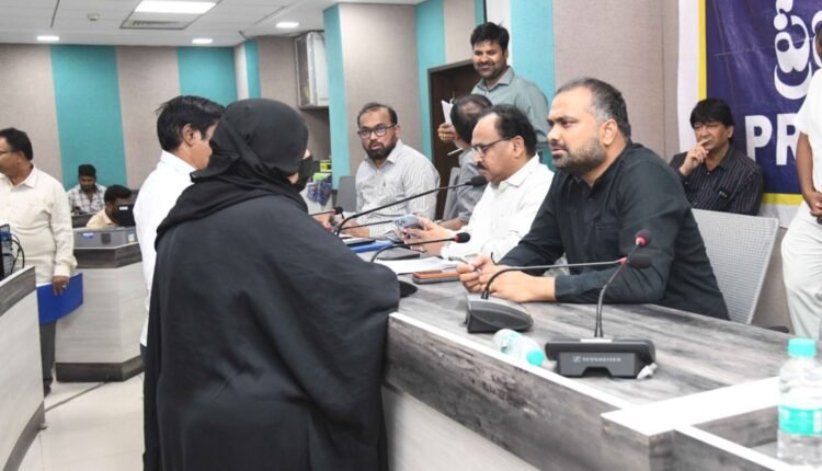 GHMC Prajavani grievances get priority action