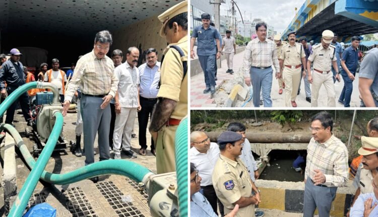 HYDRAA Commissioner inspects flood prevention works