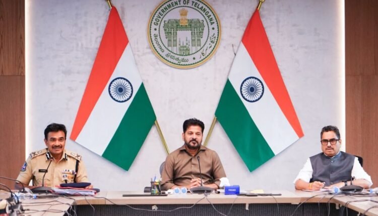 Revanth Reddy reviews Hyderabad traffic management