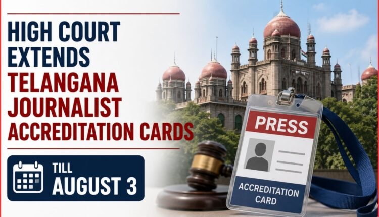 Journalist accreditation cards