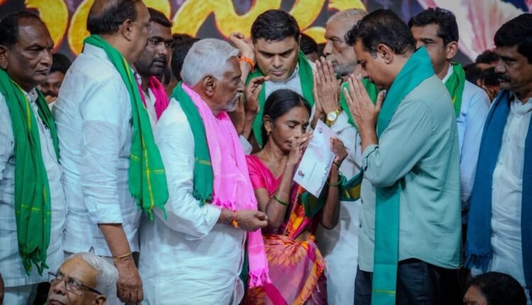 KTR Congress remarks at Mancherial meeting