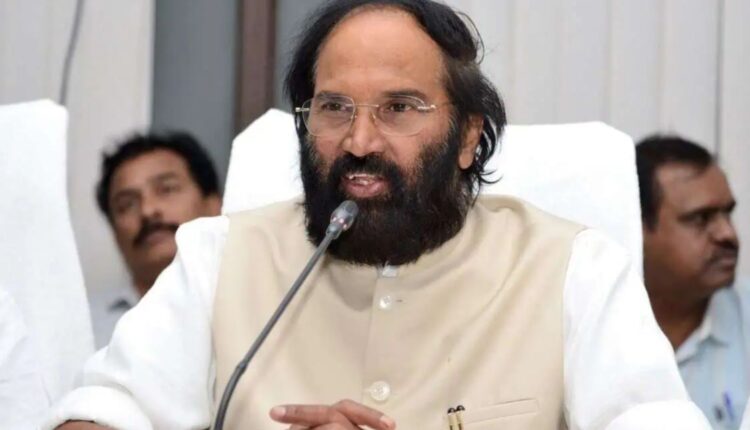 Uttam Kumar Reddy on Kaleshwaram barrages