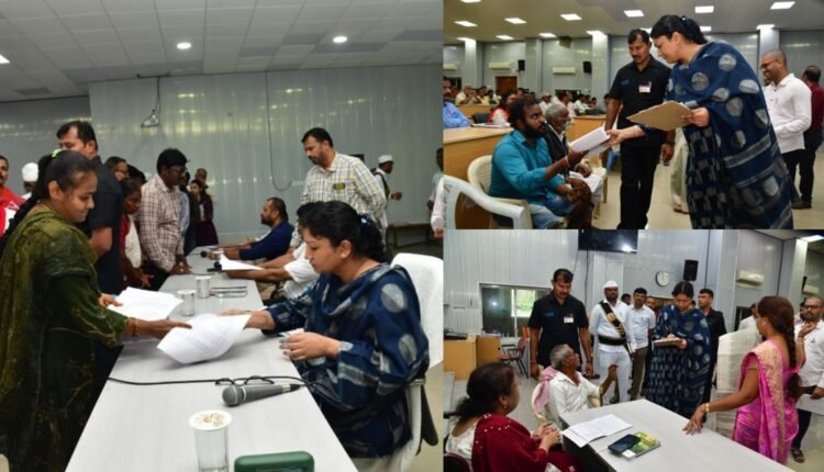 Karimnagar Praja Vani applications reviewed
