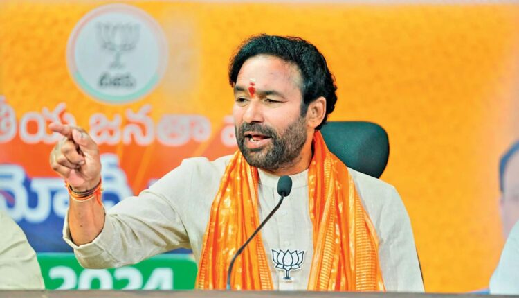 Kishan Reddy slams selective HYDRAA actions