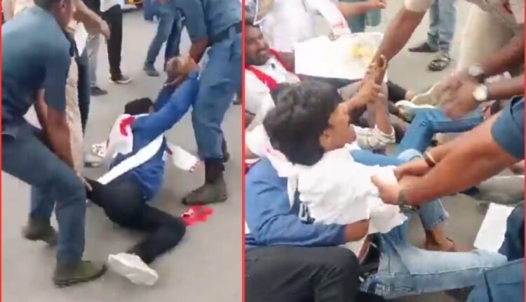Lok Bhavan protest