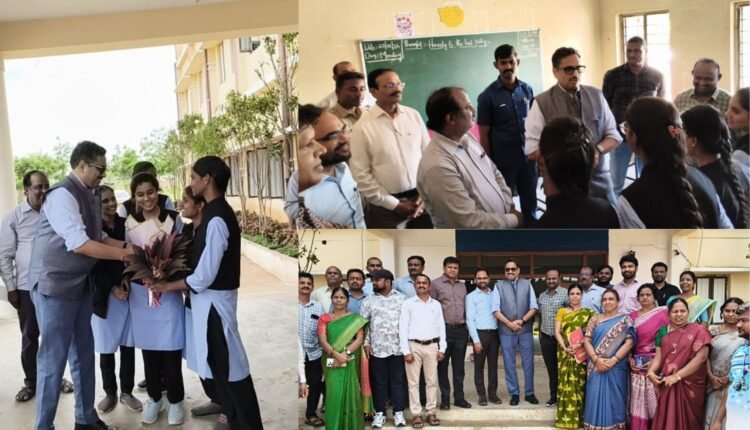 Maheshwaram Model School reviewed by Chief Secretary