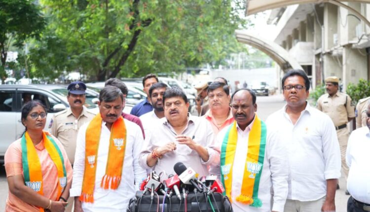 BJP flags SIR irregularities in Telangana