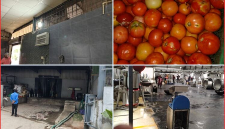 Sri Chaitanya central kitchen inspected
