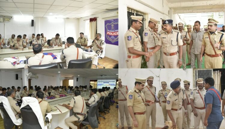 Yadadri police review meeting chaired by DIG Joel Davis