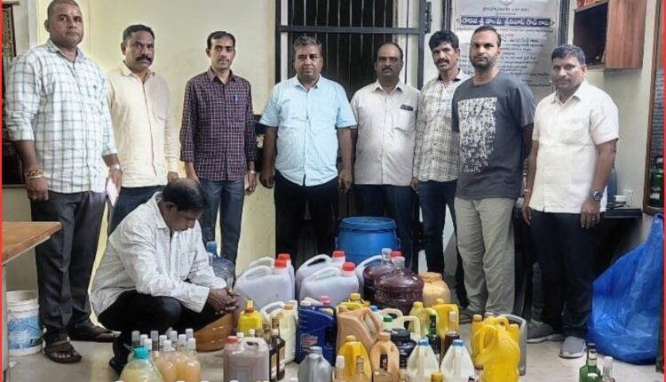 Illegal wine manufacturing unit busted