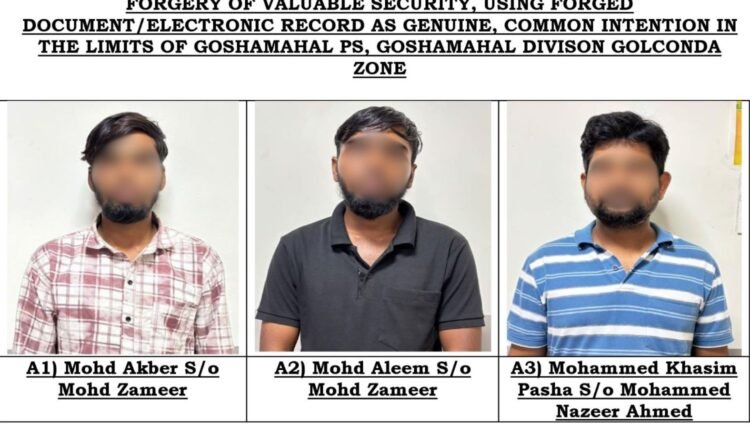 Goshamahal cheating case: Three arrested