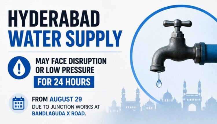Hyderabad water supply hit by 24-hour shutdown