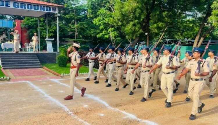 Malkajgiri Police parade reviews personnel readiness