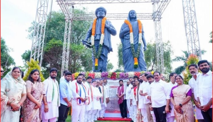 Phule statues Necklace Road