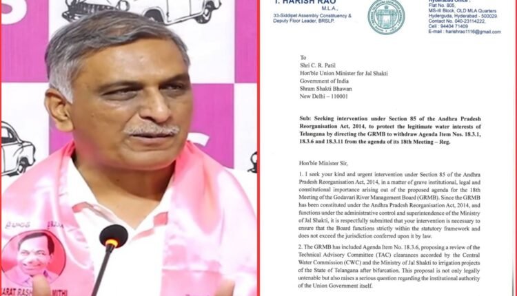 Telangana water interests