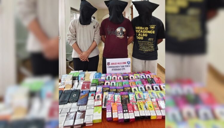 Banned foreign cigarettes, vapes seized in Hyderabad
