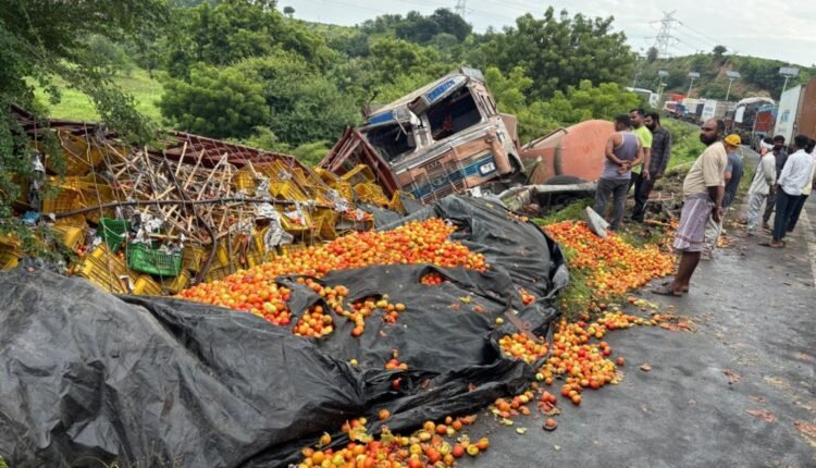 Adilabad lorry collision brings highway traffic to halt