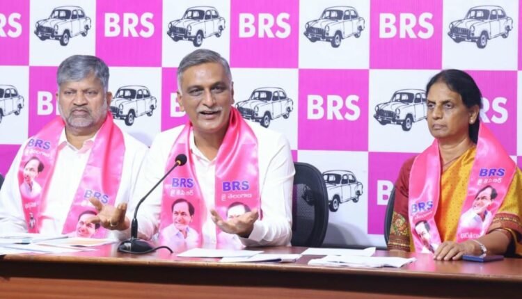Harish Rao targets Congress over irrigation power crisis
