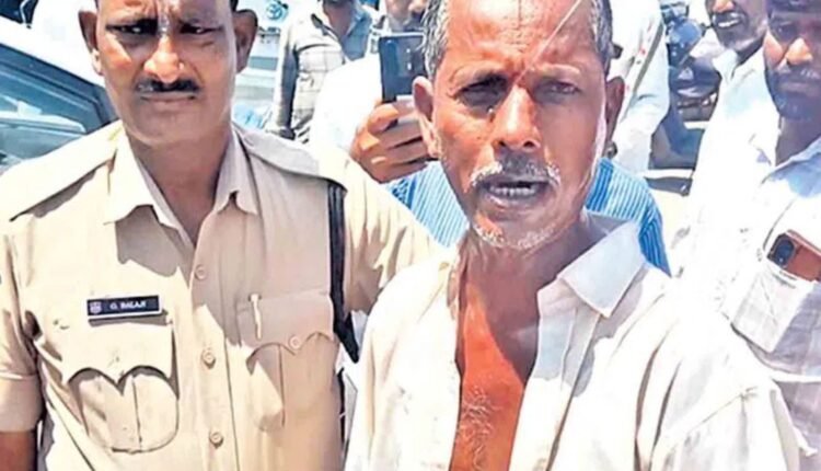 Jangaon Collectorate farmer raises land dispute