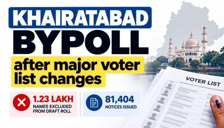 Khairatabad bypoll follows major voter list changes