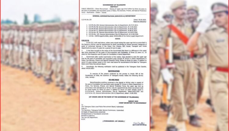 Telangana police recruitment