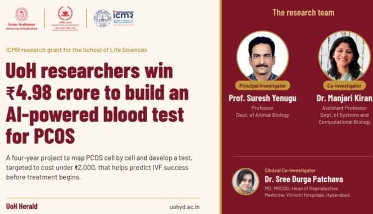 UoH ICMR grant backs AI-powered PCOS blood test