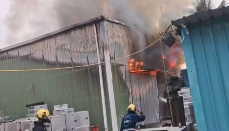 Madhapur fire damages Unistring Tech Solutions unit