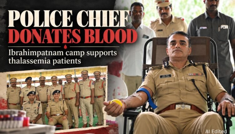 Blood donation camp: Tarun Joshi donates blood