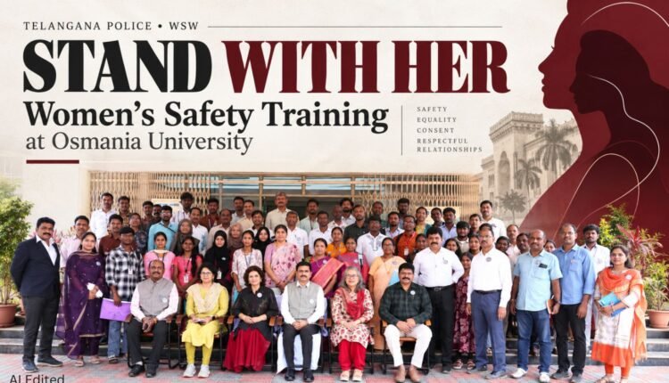 StandWithHer campaign trains trainers at Osmania University