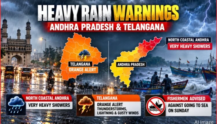 Andhra Telangana rain alert