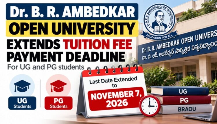 BRAOU tuition fee