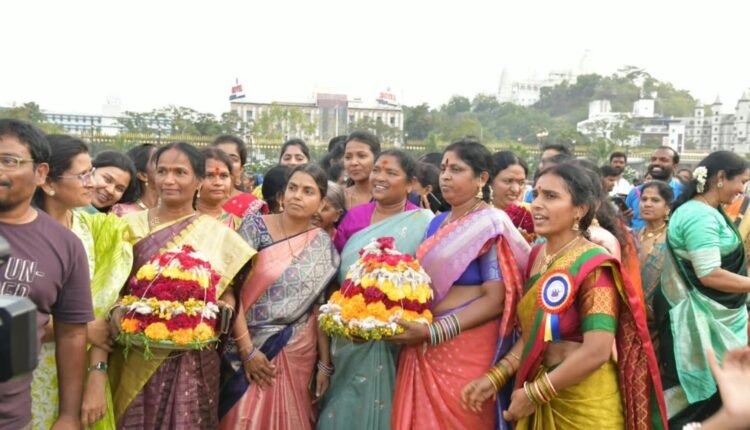 Bathukamma celebrations held at Telangana Secretariat
