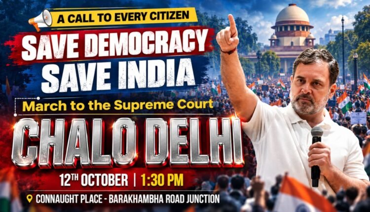 Supreme Court march: Rahul Gandhi seeks CEC's resignation