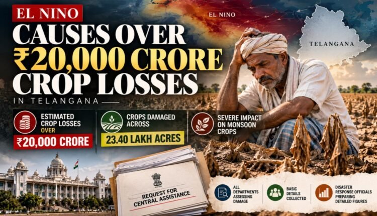 El Nino crop losses in Telangana top Rs 20,000 crore