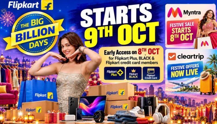 Flipkart Big Billion Days sale begins October 9