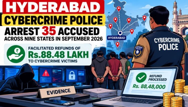 Hyderabad cybercrime police recover Rs.88.48 lakh