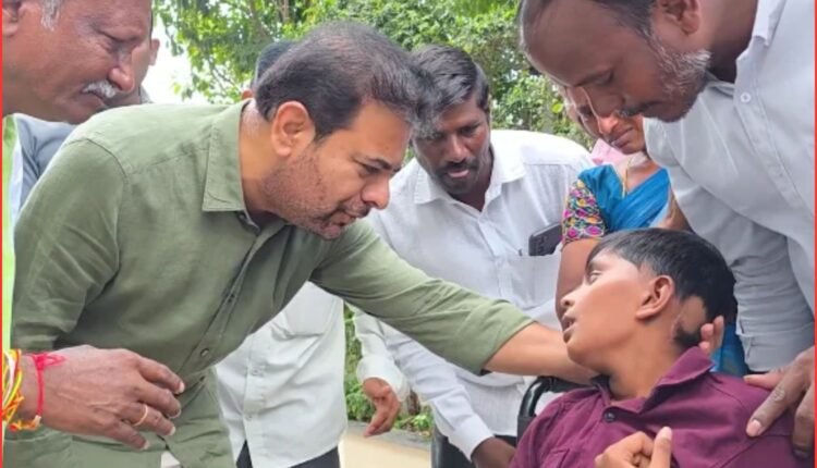KTR helps cancer boy