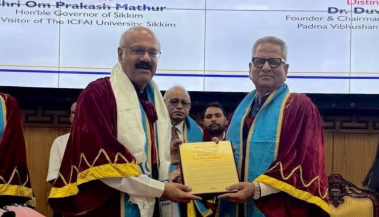 Nageshwar Reddy honorary fellowship from ICFAI University