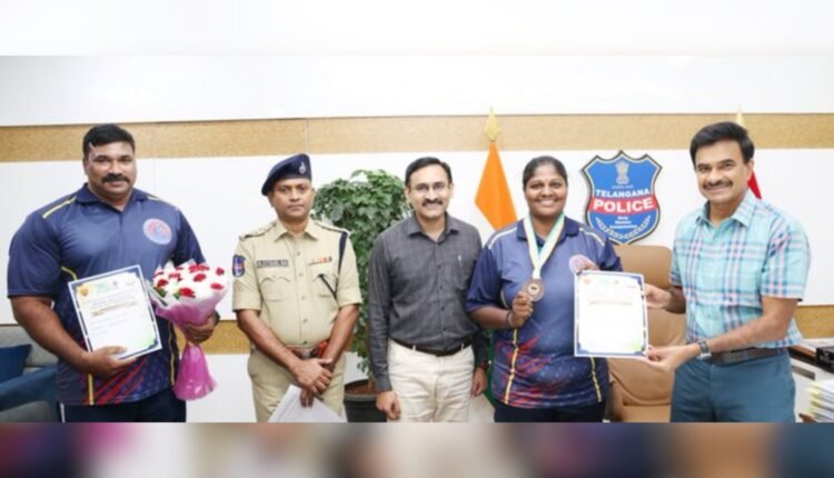 Telangana DGP lauds Radhika for arm-wrestling bronze